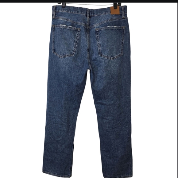 ANINE BING Blue Benson High rise  straight leg  Jeans - Picture 4 of 15